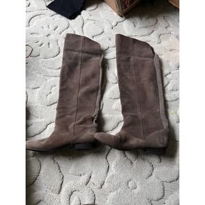 Suede Knee Boots